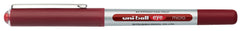 uni-ball UB-150 Liquid Ink Rollerball Pen - Fine 0.5mm Tip - Black, Blue, Green, Red - Pack of 4