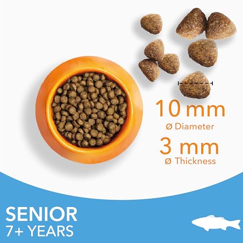 IAMS Complete Dry Cat Food for Senior 7and Cats with Ocean Fish 800 g