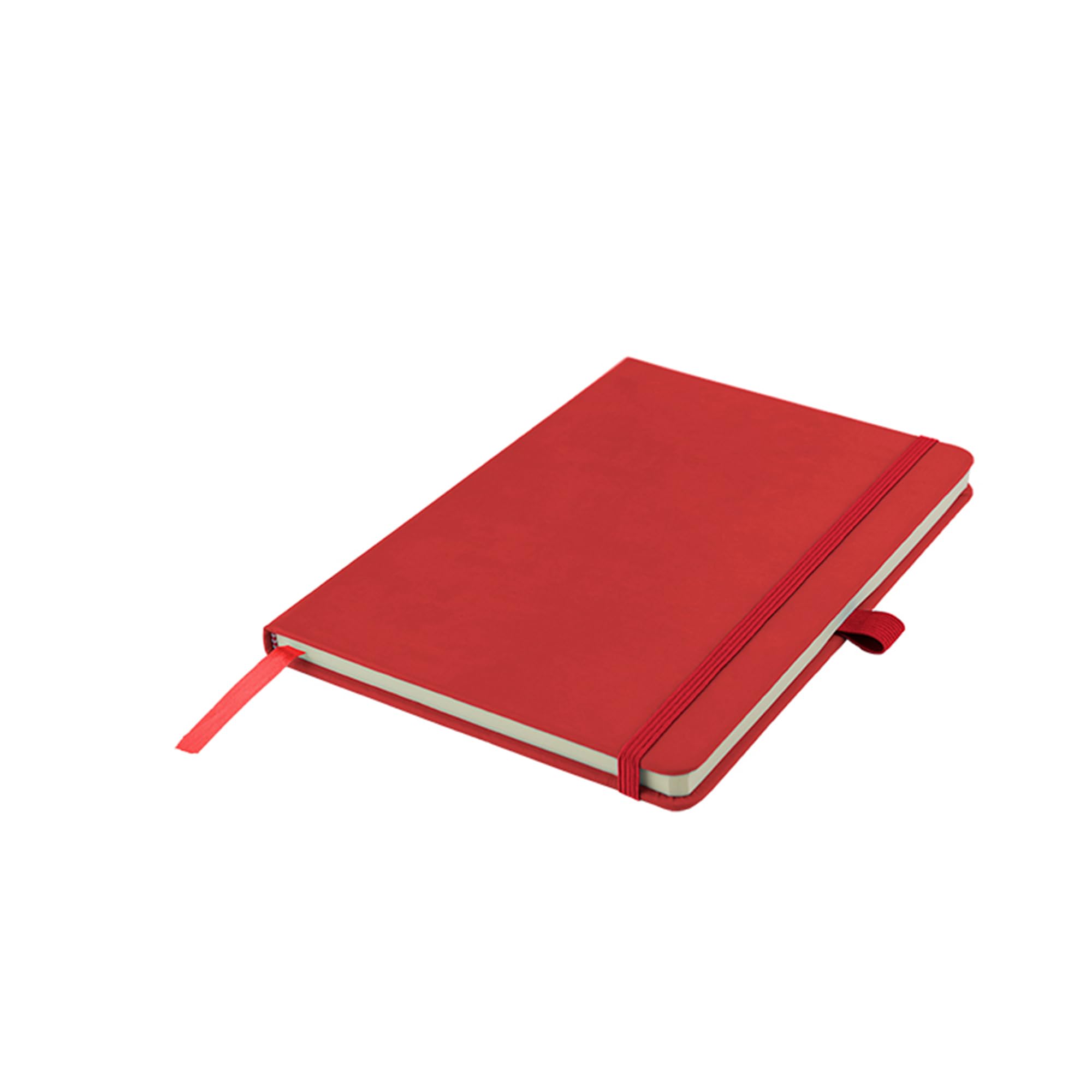 A5 Notebook Writing Pad New Lined Hardback Journal Notepad Notes Diary Pad (Red)