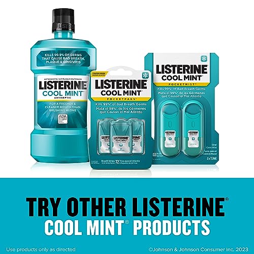 Listerine Pocketmist Cool Mint, 2 Count