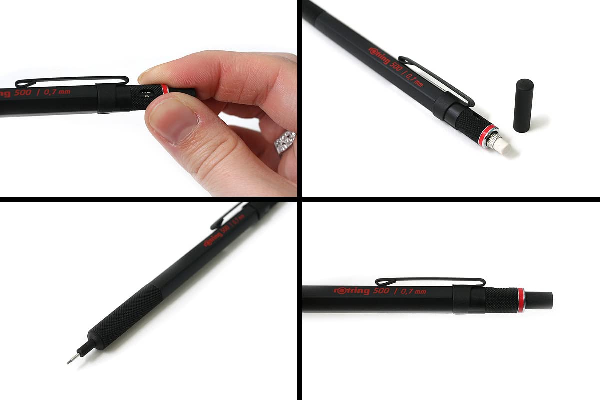 Rotring 500 Mechanical Pencil 0.7mm - Black Barrel