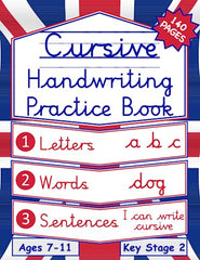 My XXL Cursive Writing Practice Book: KS2 Ages 7-11 Joined Up Continuous Cursive Handwriting - Supports the National Curriculum