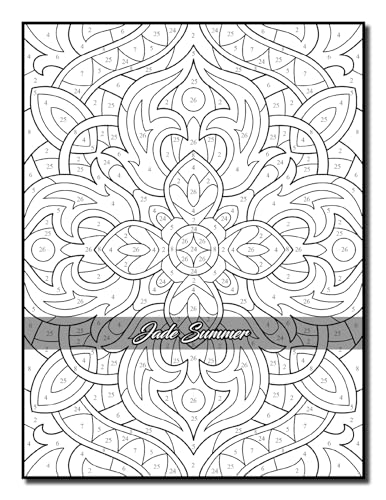 Color by Number Patterns: An Adult Coloring Book with Fun, Easy, and Relaxing Coloring Pages (Color by Number Coloring Books)