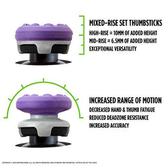 KontrolFreek FPS Freek Galaxy Purple for Xbox One and Xbox Series X Controller   2 Performance Thumbsticks   1 High-Rise, 1 Mid-Rise   Purple