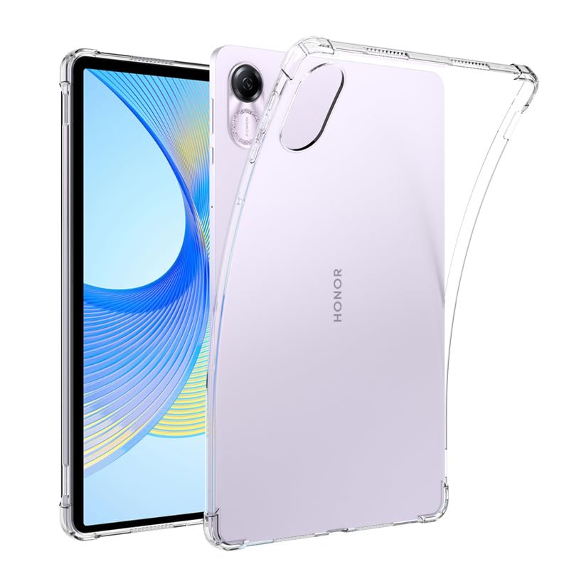 Case Compatible with HONOR Pad X9 Cover for HONOR Pad X9, Slim Fit Soft TPU Shockproof Anti-Scratch Tablet Case Cover - Clear