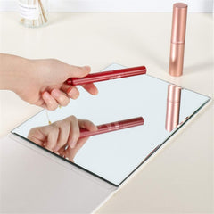 Zcooooool Mirror Large Portable Super HD Mirror Makeup Mirror Multi Stand Angle Hand Free/Handheld/Tabletop Foldable Mirror 6.9X4.9 Inch