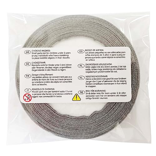 ZHIHUI Grey Satin Ribbon 10mm, 22 Meters Solid Colors Fabric Ribbon, Perfect for Wedding Decor, Wreath, Baby Shower, Gift Package Wrapping, Party Balloon & Hair Bows Decoration and Other Projects