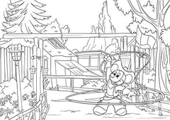 Disneyland Parks Colouring Book