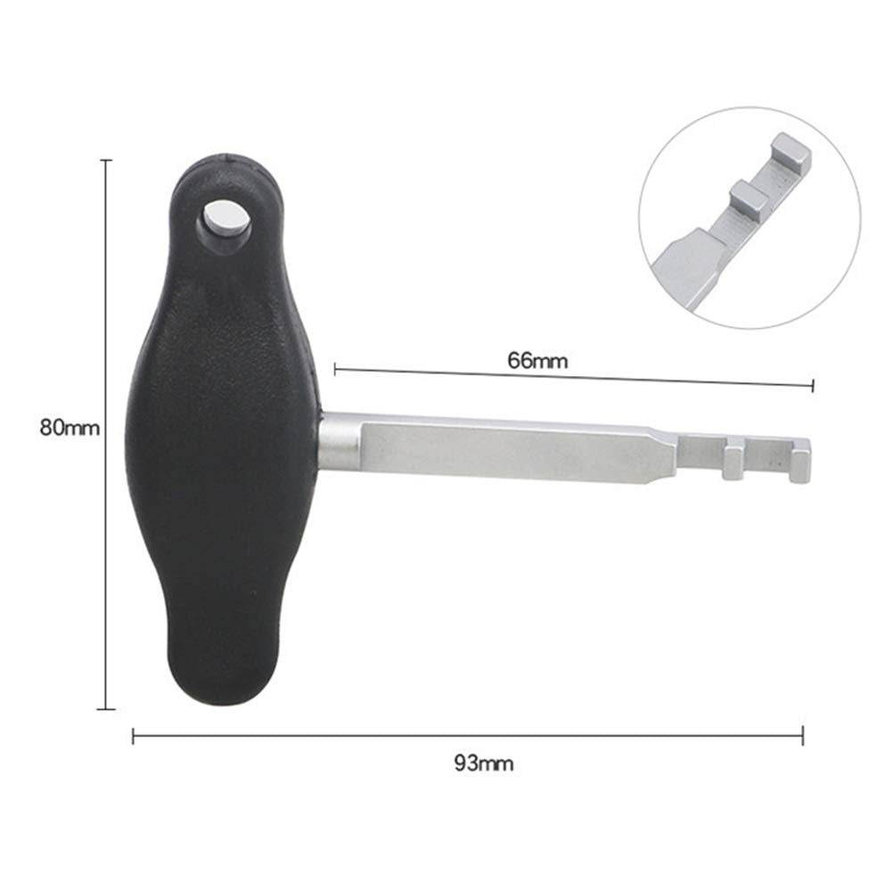 GeKLok Pull Easy Operate Car Accessories Connector Removal Tool For VAG For Porsche(BlackandSilver)