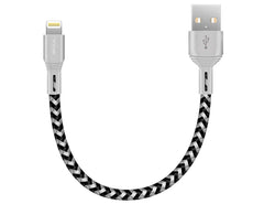 Lightning iPhone Charger Cable, iSOUL 15CM Short Braided USB Cord for iPhone 13/12/11/Pro/XS/Max/XR/X/10/8/7/6s Plus, iPad Air/Pro/Mini, iPod [Ultra Fast Sync & Charging]