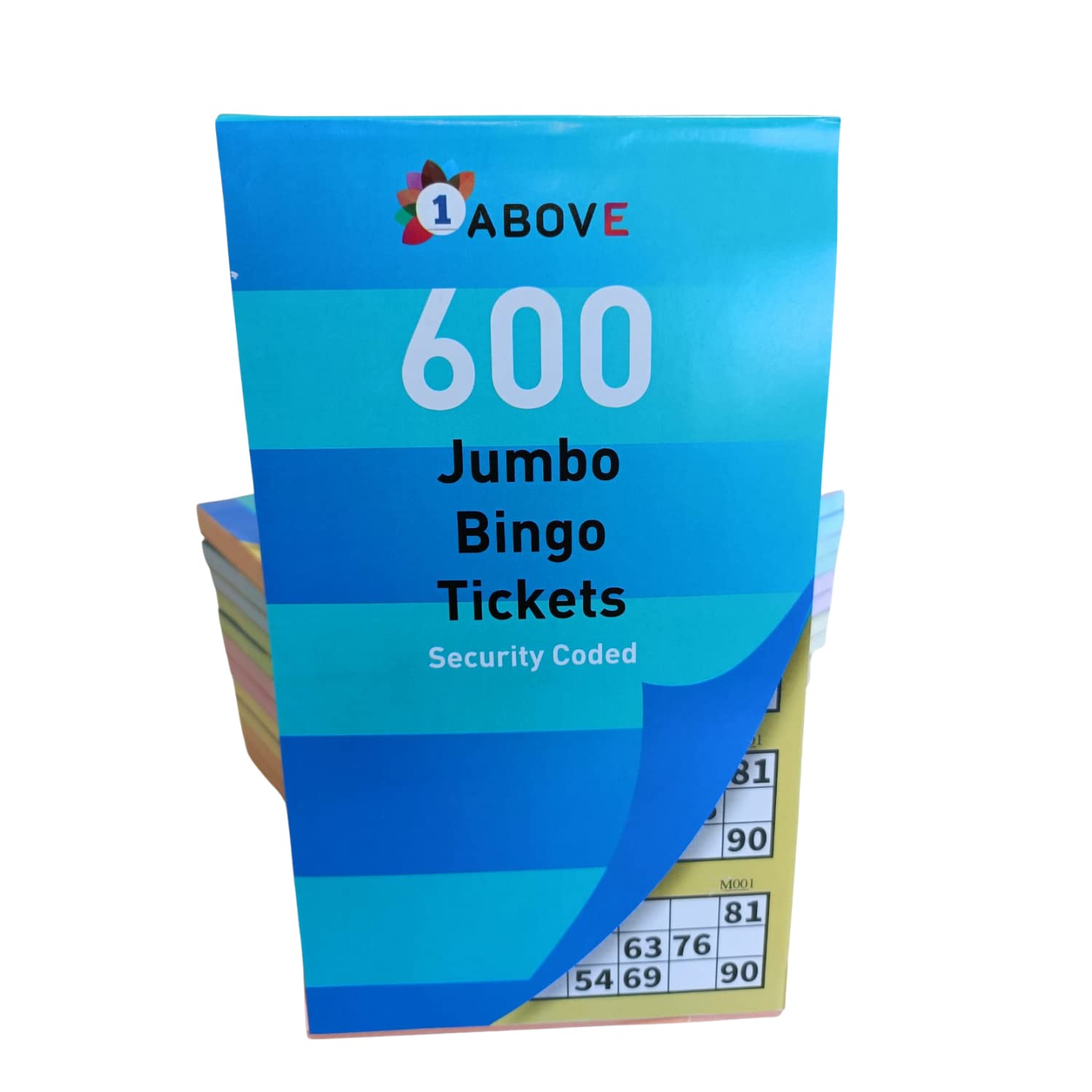 1ABOVE Bingo Tickets Stationery Multi Game Toys Kids Adult Fun Books Pages Jumbo (1), 1A-8002