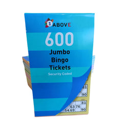 1ABOVE Bingo Tickets Stationery Multi Game Toys Kids Adult Fun Books Pages Jumbo (1), 1A-8002