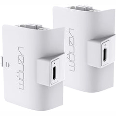 Venom High Capacity 1100mAh Rechargeable Battery Twin Pack - White (Xbox Series X & S/Xbox One)