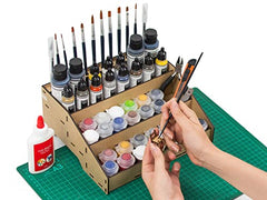 PROSCALE Paint Rack for model paints. Hobby craft Citadel Vallejo Tamiya Army paint rack stand Portable paint holder organiser Miniature warhammer paint storage Stand Model painting station (Model B)