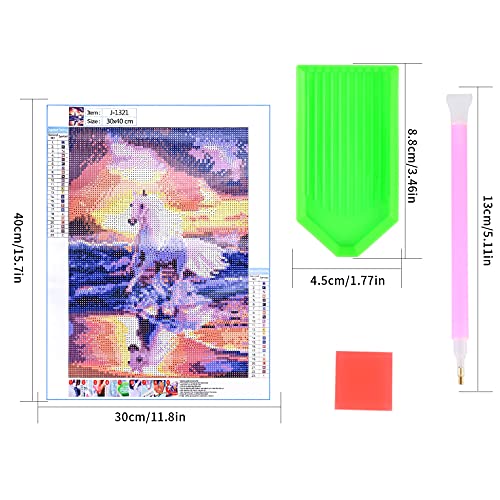 5D DIY Diamond Art Painting Kits Full Drill for Kids Adults,Rhinestone Embroidery Crystal Cross Stitch Arts and Crafts Canvas Painting by Numbers as Gifts for Home Wall Decor -animal (animal-6)