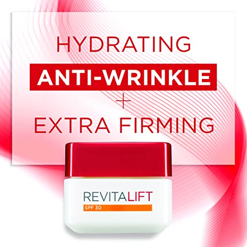 L'Oréal Paris Revitalift Day Cream, Face Moisturiser With SPF 30, Refines & Protects [50ml] & L'Oréal Paris Revitalift Night Cream, Face Moisturiser With Pro Retinol, Anti Wrinkle & Firming [50ml]