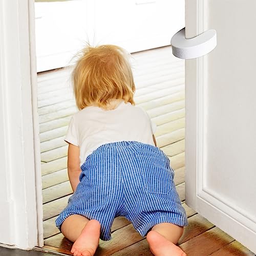 6pcs Door Finger Guards,Safety Door Stoppers,White Foam Child Door Stopper Baby Safety Finger Pinch Guard Child Door Stopper Prevent Children's Fingers from Being Pinched by The Door