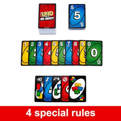 UNO Show ‘em No Mercy Card Game for Kids, Adults & Family Parties and Travel With Extra Cards, Special Rules and Tougher Penalties., HWV18