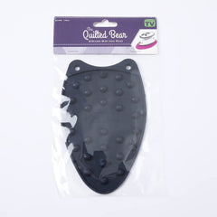 The Quilted Bear Mini Iron Rest - Mini Silicone Heat Resistant Iron Pads for General Crafts or Quilting Iron Use with Four Different Colour Mats Available! (Navy Blue)