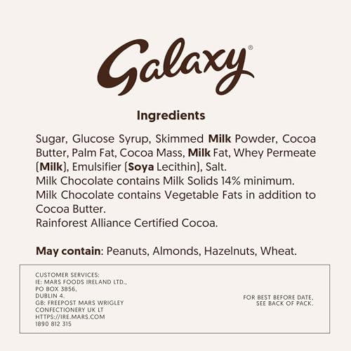 Galaxy Smooth Caramel & Milk Chocolate Bar 135g