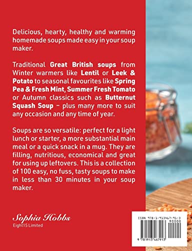 Soup Maker Recipe Book: Fast, Easy to Follow, Nutritious & Delicious. Suitable For All Soup Machines, Blenders & Kettles in less than 30mins. UK ... Measurements. (Quick & Easy Recipe Books UK)