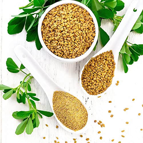 SPICE TRAIN, Fenugreek Seeds (200g/7oz) Non-GMO, Whole Fenugreek Seed/Methi Seeds for Cooking   Resealable Ziplock Pouch