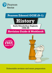 Pearson REVISE Edexcel GCSE (9-1) History Early Elizabethan England Revision Guide and Workbook: For 2024 and 2025 assessments and exams - incl. free ... learning, 2022 and 2023 assessments and exams