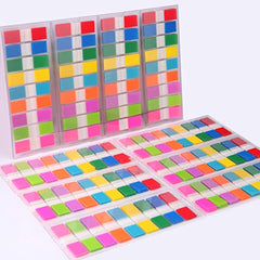 Sticky Tabs,moinkerin 1800 Pieces Transparent Sticky Notes Book Tabs PET Multicolor for Bookmarks,Studying,Office,School Planner Memo