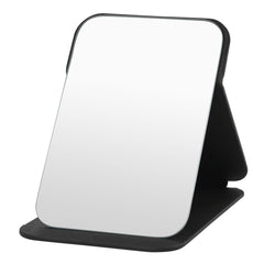 OSDUE 16 * 11cm Folding Tabletop Mirror with PU Leather Makeup Mirror, Portable Travel Mirror, Folding Mirror with Stand Portable, Desktop Vanity Mirror for Office Desk,Vanity Table, Travel, Camping