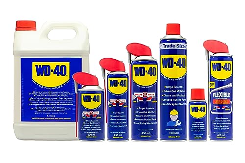 WD-40 Multi Use Spray Lubricant Smart Straw 250ml: Your Compact Household Essential for Precise Lubrication and Protection Around the Home