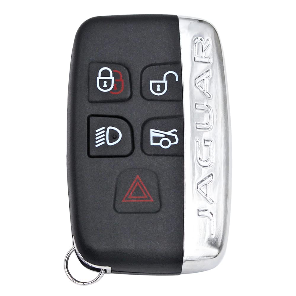 New Remote Key Shell Case Fob 5 Button for JAGUAR JLR XJ XJL XF