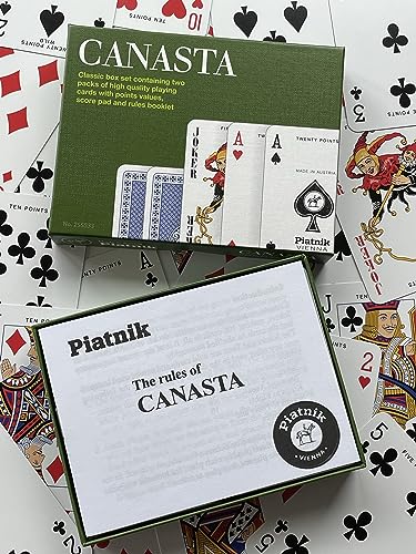 Gibsons Canasta Double Deck Playing Cards from Piatnik   Card Game   Pack of cards