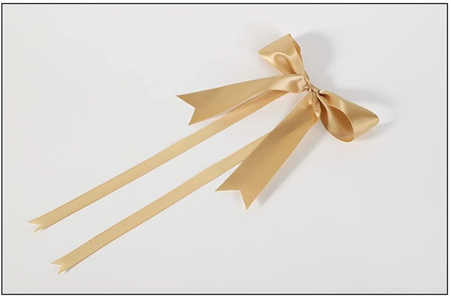 Champagne Gold Satin Ribbon 10mm, 22 Meters Solid Colors Fabric Ribbon, Perfect for Wedding Decor, Wreath, Baby Shower, Gift Package Wrapping, Party Balloon & Hair Bows Decoration and Other Projects