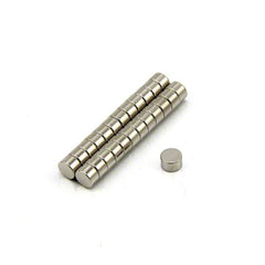 N35 Neodymium Magnet for Arts, Crafts, Model Making, DIY, Hobbies, Office, and Home - 5mm dia x 3mm thick - 0.48kg Pull - Pack of 50