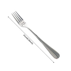 Forking Love You Funny Engraved Forks, Stainless Steel Engraved Fork, Personalized Letter Dinner Fork-I Forking Love You, Unique Carving Fork Best Gifts for Christmas Valentine's Day A3ANCZ (3)