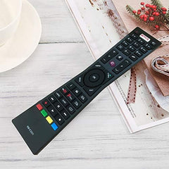 Replacement JVC Remote Control RM-C3232 RM-C3231 RC43101P for JVC Bush Remote Smart 4K UHD LED LCD TVs with Fplay YouTube Netflix Buttons LT-24C680 LT-24C685 LT-32C695 LT-32C795 LT-40C790 -Black