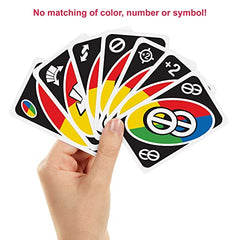 UNO All Wild Card Game with 112 Cards, Gift for Kid, Family & Adult Game Night for Players 7 Years & Older, HHL33