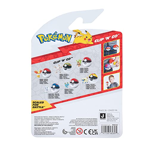 Pokémon Clip ‘N’ Go Mankey and Poké Ball Includes 2-Inch Battle Figure and Nest Ball Accessory