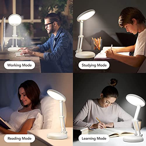 One Fire LED Desk Lamp,Dimmable Table Lamp,2400mAh Battery Operated Table Lamps,Rechargeable Lamp for Bedroom,Touch Lamps Bedside Lamps,Battery Lamp Desk Light Reading Lamp Study Lamp Bedroom Lamp