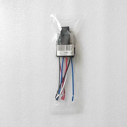 Gebildet JD2912 Car Relay with Harness 24V 40A 4 Pin SPST 12AWG Harness Sockets with Color-labeled Wires for Automotive Truck Van Motorcycle Boat (Pack of 2)