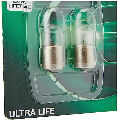 OSRAM ULTRA LIFE R10W halogen tail light, number plate light, parking and position light, 5008ULT-02B, 12 V passenger car, double blister (2 unit)