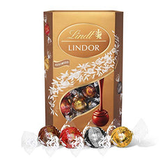 Lindt Lindor Assorted Chocolate Truffles Box Extra Large - Approx 48 balls,600g -Chocolate Truffles with a Smooth Melting Filling -Gift Present or Sharing -Father's Day, Birthday,Congratulations