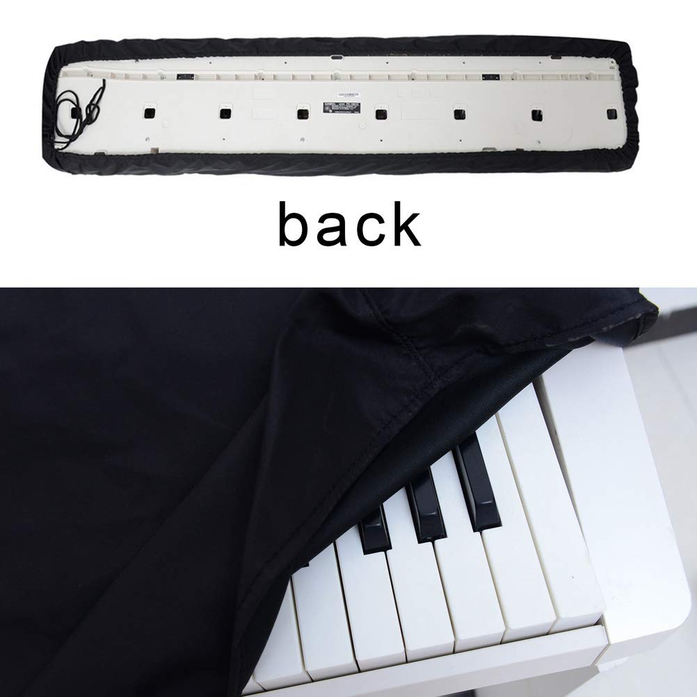 nuosen Piano Keyboard Cover，61 Key Digital Piano Dust Cover Yamaha Keyboard Cover with Drawstring Locking Clasp for Electronic Keyboard, Casio, Roland, Consoles