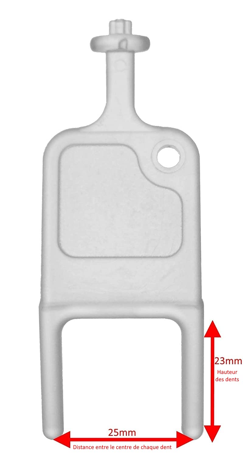 Spare/Replacement Key for Jofel C Fold Toilet Paper and Hand Towel Dispensers (Prongs and Cam: Pack of 1).