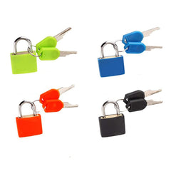 Lansonee 4 Pcs Suitcase Locks with Keys, Small Padlocks Luggage Locks Padlocks with Outdoor Travel Luggage Suitcase Baggage School Gym Lockers Laptop Bag