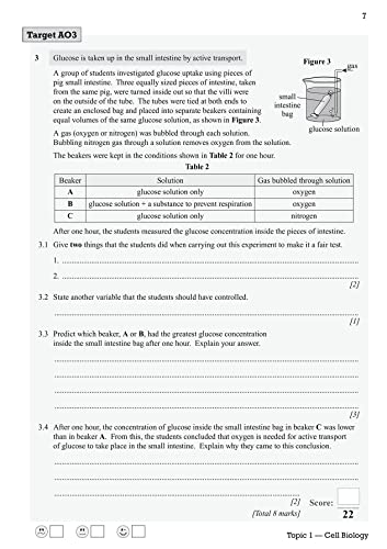 GCSE Biology AQA Grade 8-9 Targeted Exam Practice Workbook (includes answers): for the 2024 and 2025 exams (CGP AQA GCSE Biology)