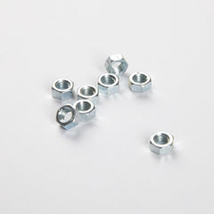 M5(5mm) Hex Nuts Steel Full Nuts for Bolts & Screws (Pack of 40)