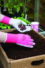 Spear & Jackson Kew Gardens Collection 370M5KEW Multi-Purpose Gardening Gloves, Pink - Medium