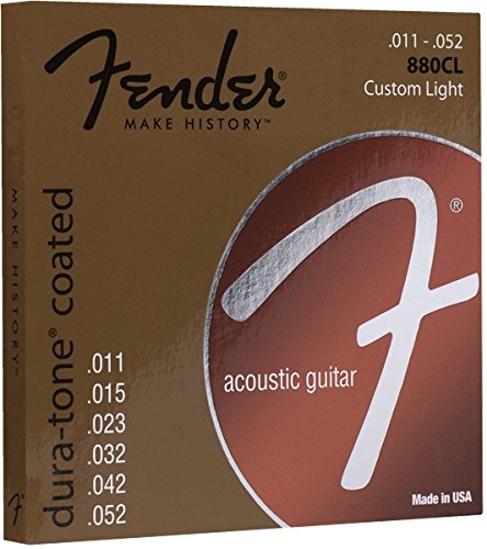 Fender 880CL Dura-Tone Acoustic Guitar Strings 11-52