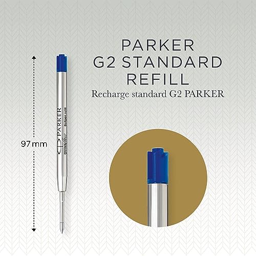 Parker Ballpoint Pen Refill   Medium Point   Blue QUINKflow Ink   1 Count